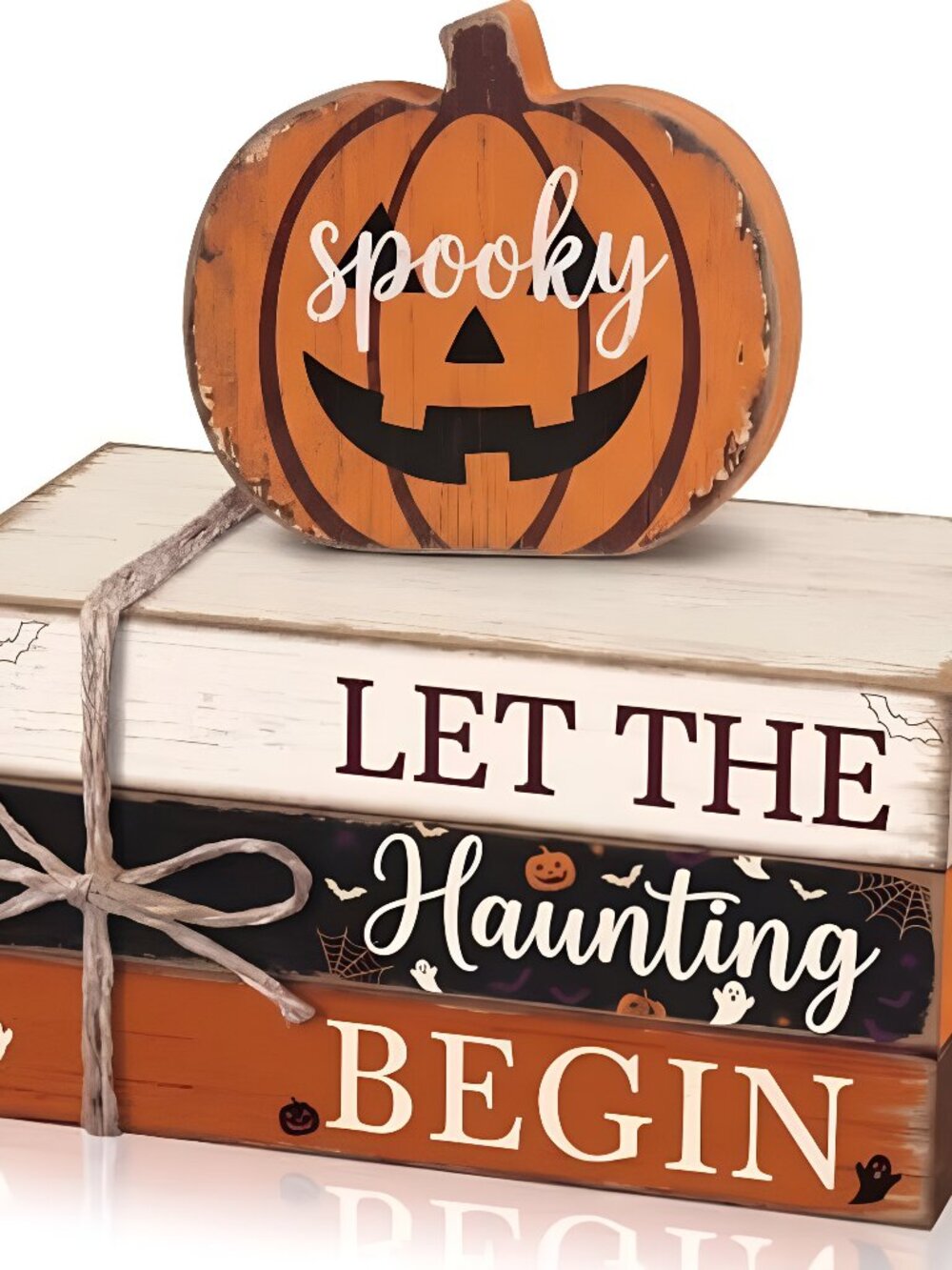 Halloween Pumpkin Decor Indoor, Halloween Table Decorations for Home